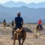 Horse riders in the mountains of Dahab, South Sinai