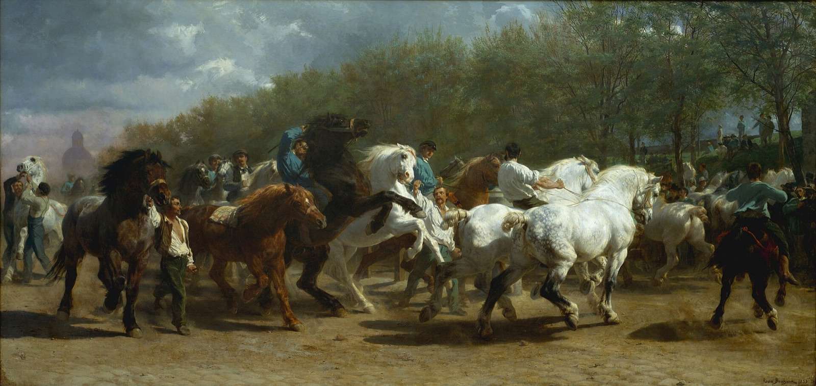 Rosa Bonheur, The Horse Fair, 1852-55