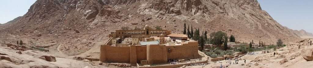 Saint Catherine's Monastery at the foot of Mount Sinai